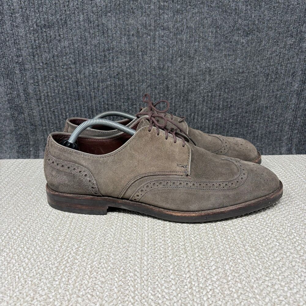 Allen Edmonds Nomad Suede Short Wing Derby Oxfords Grey Men’s 11.5 D